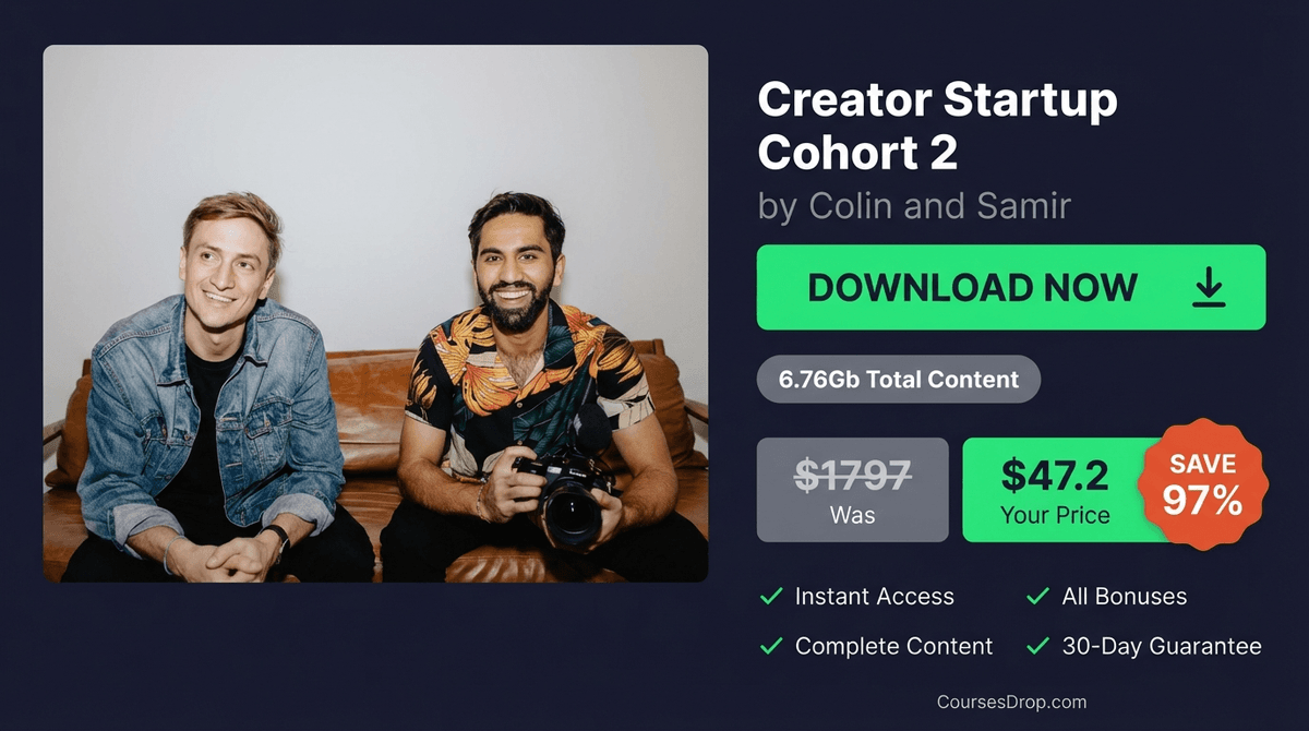 Creator Startup Cohort 2 download package