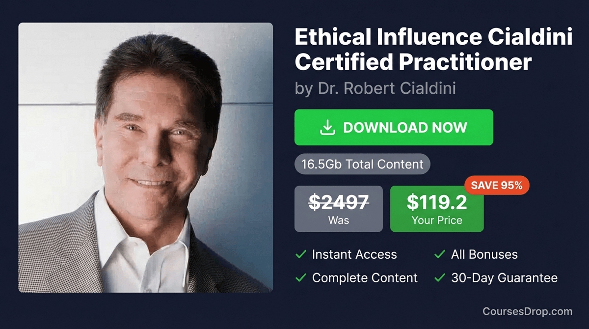 Ethical Influence Cialdini Certified Practitioner download package