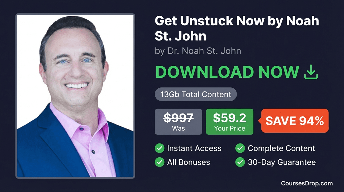 Get Unstuck Now by Noah St. John download package