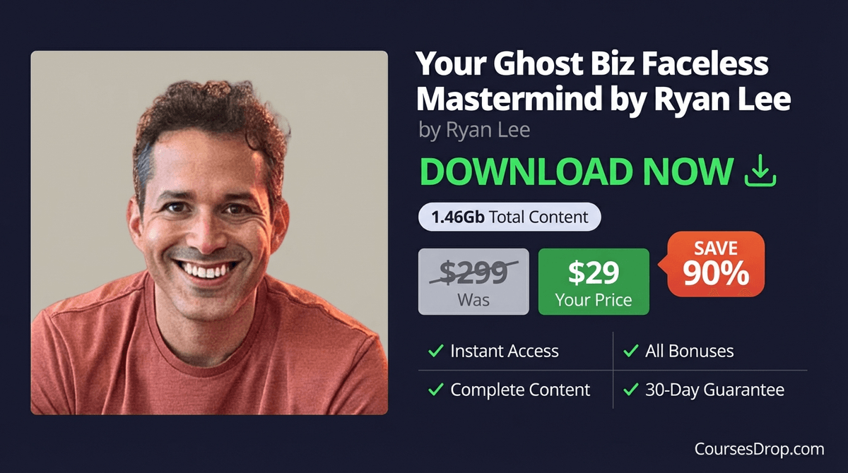 Your Ghost Biz Faceless Mastermind by Ryan Lee download package