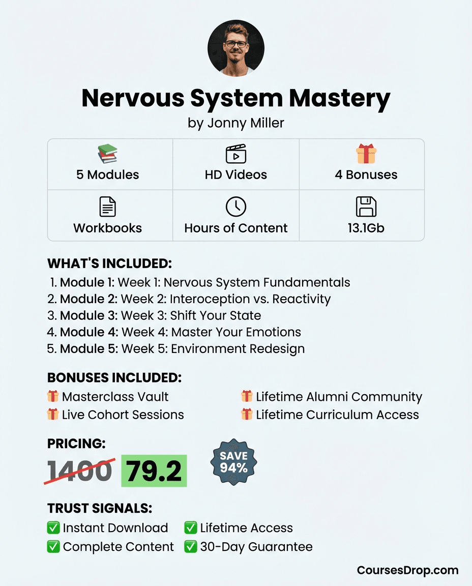 Nervous System Mastery infographic
